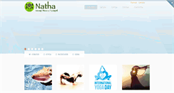 Desktop Screenshot of nathayoga.lv