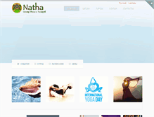 Tablet Screenshot of nathayoga.lv